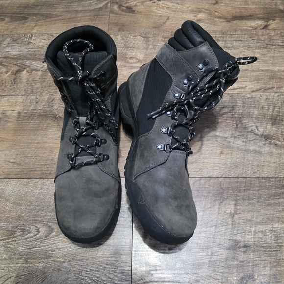 Sorel Leather WP Charcoal Lace-Up Boots Men Size 13 main image 5